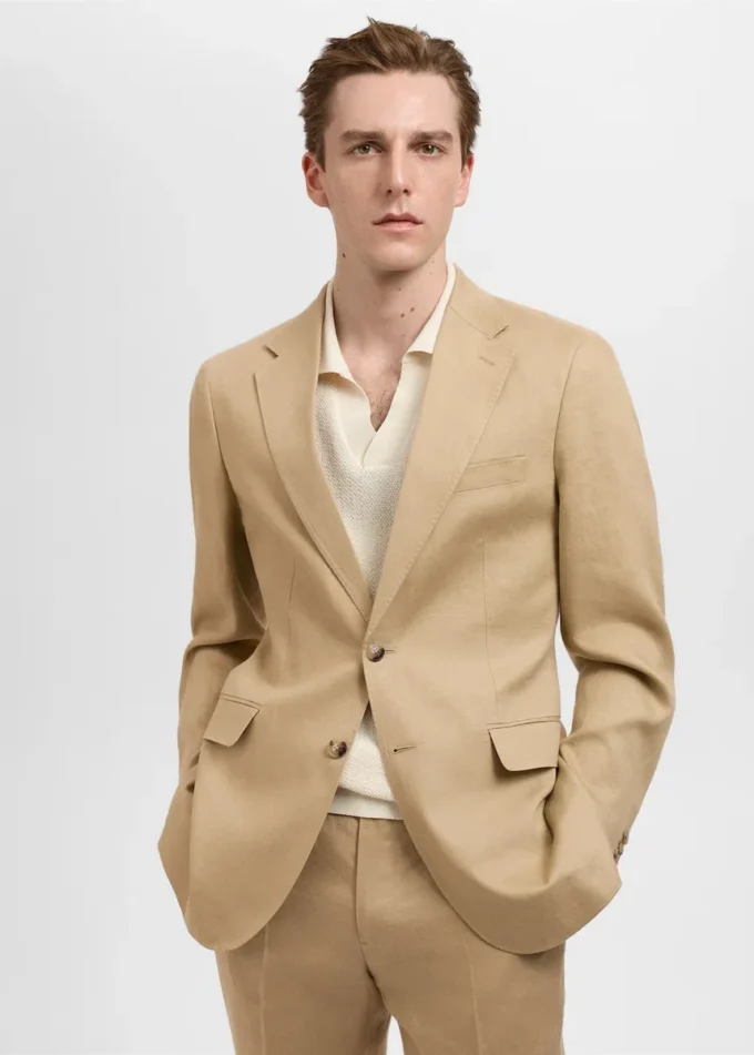 Amalfi Blazer slim 100 % lin