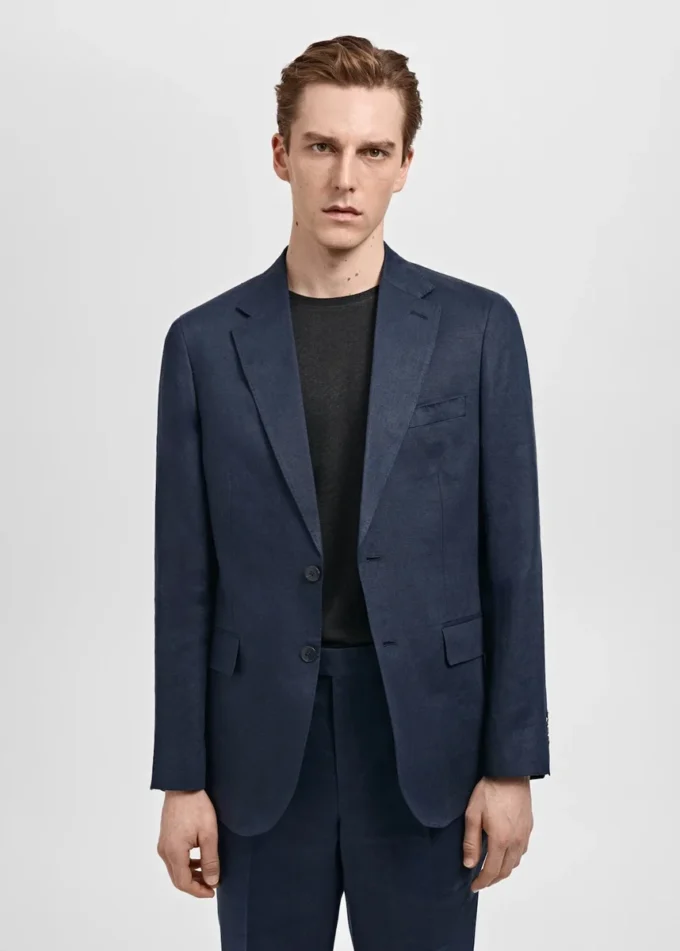 Amalfi Blazer slim 100 % lin