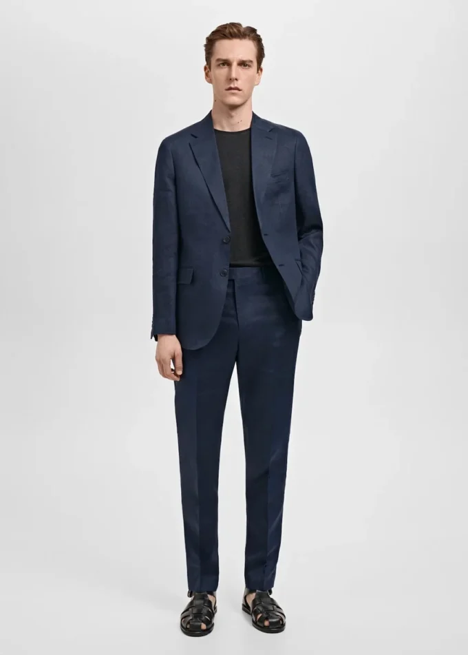 Amalfi Blazer slim 100 % lin