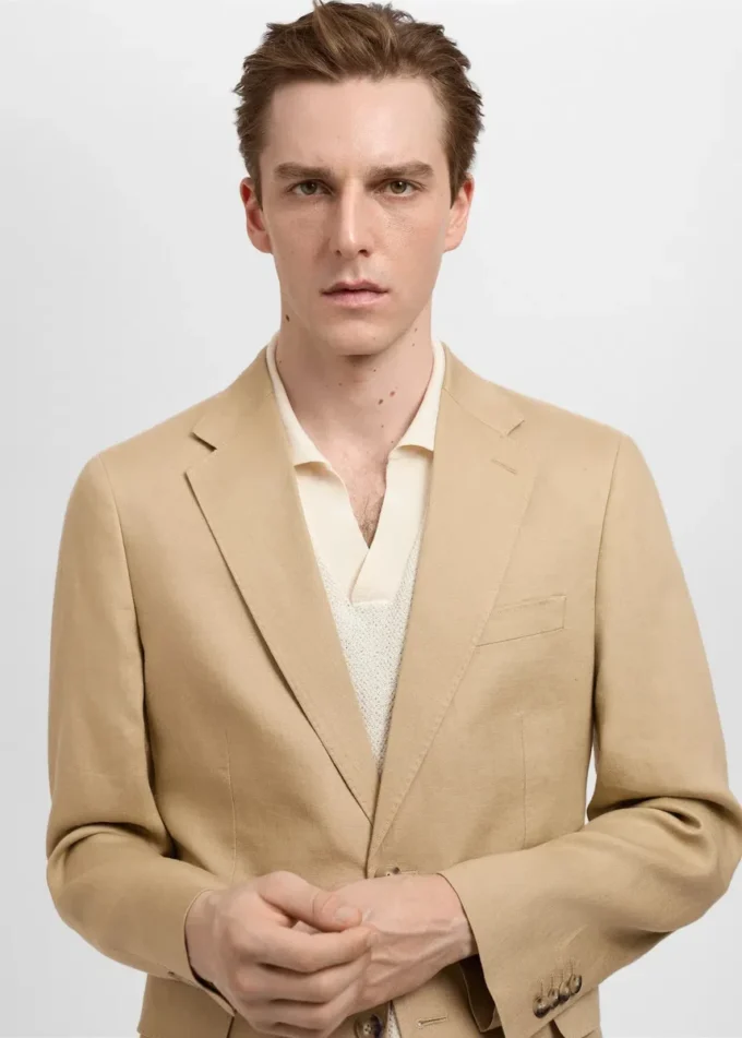 Amalfi Blazer slim 100 % lin