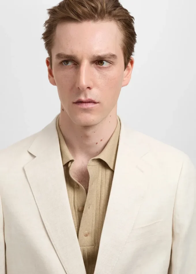 Amalfi Blazer slim 100 % lin