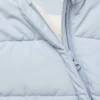 Anorak avec capuche effet peau lainée