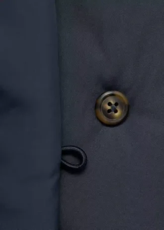 Anorak avec capuche effet peau lainée