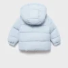 Anorak avec capuche effet peau lainée