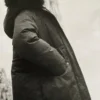 Anorak avec capuche effet peau lainée