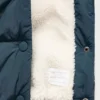 Anorak avec capuche effet peau lainée
