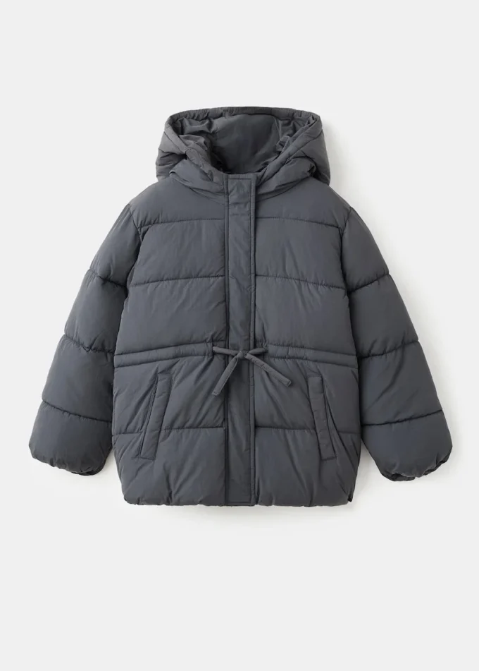 Anorak à capuche avec cordon de serrage