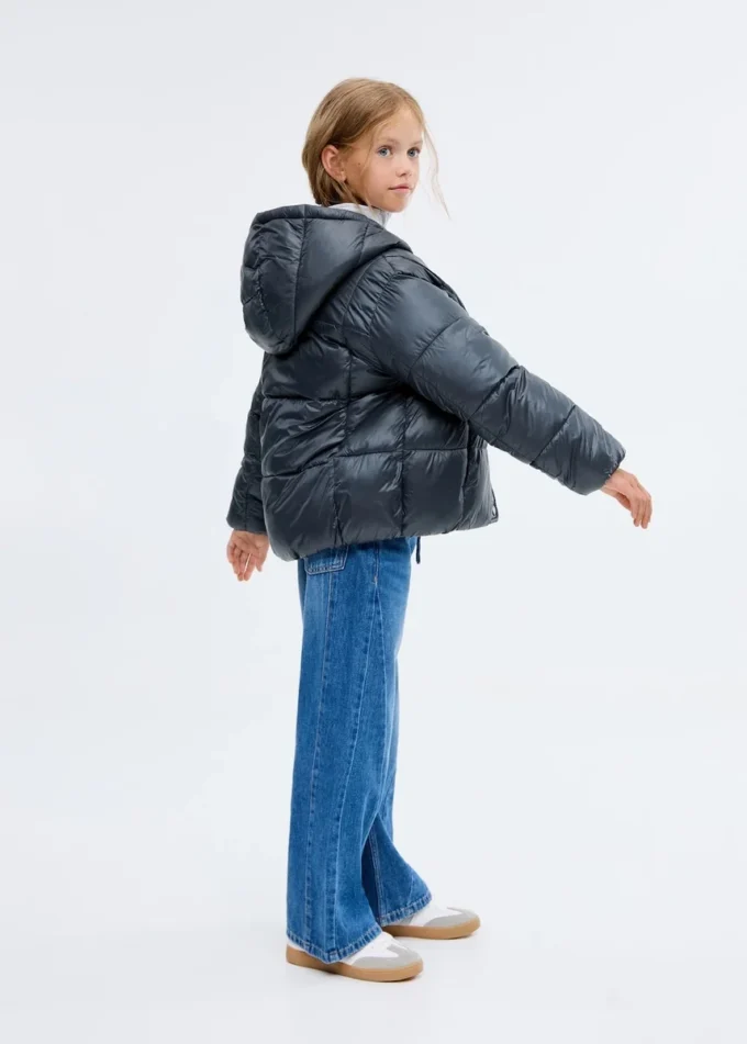 Anorak à capuche bicolore