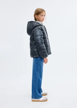 Anorak à capuche bicolore