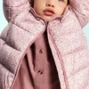 Anorak à capuche à motif floral