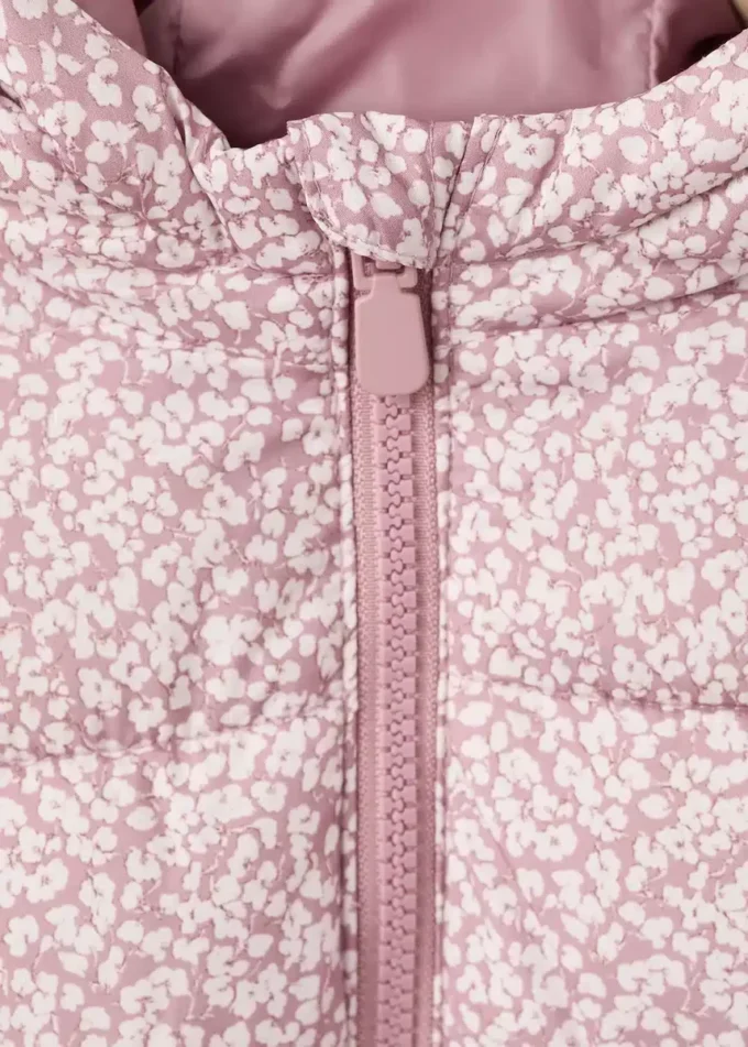 Anorak à capuche à motif floral
