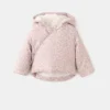 Anorak à doublure en peau lainée à motif floral
