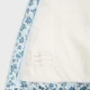 Anorak à imprimé floral effet fourrure