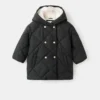 Anorak long avec doublure effet fourrure