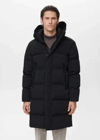 Anorak long imperméable avec rembourrage Thermolite®