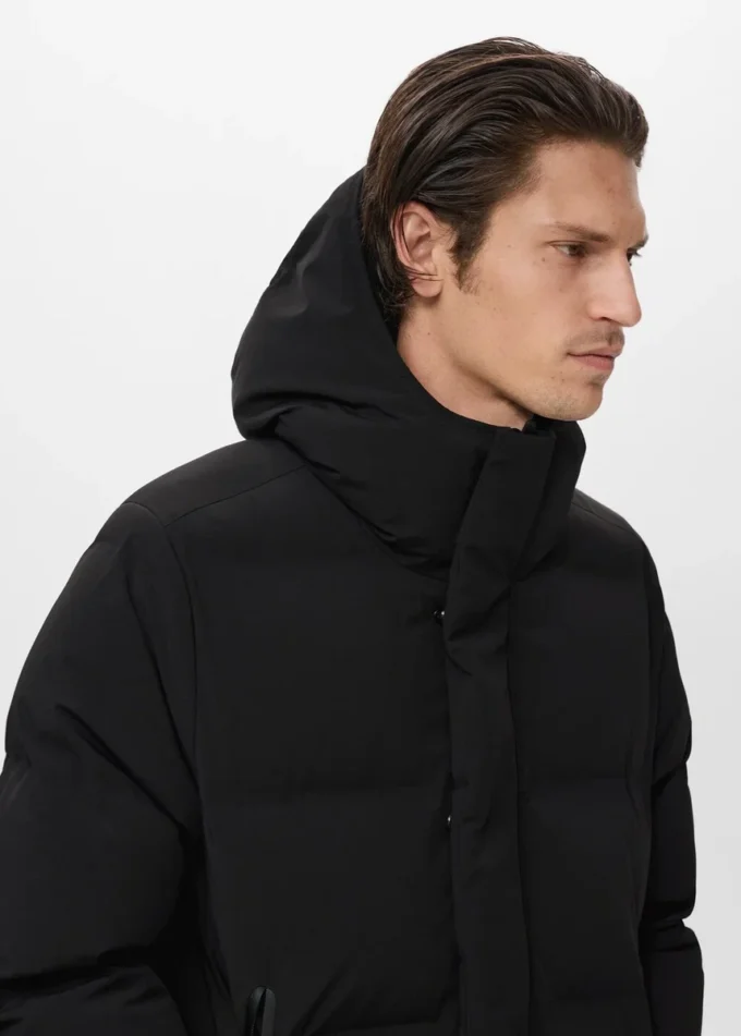 Anorak long imperméable avec rembourrage Thermolite®