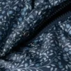Anorak long matelassé à fleurs