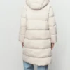 Anorak long rembourré avec capuche