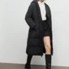 Anorak matelassé ajusté avec capuche