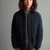 Anorak matelassé avec col chemise