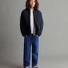 Anorak matelassé avec col chemise