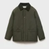 Anorak matelassé avec col chemise