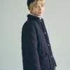 Anorak matelassé avec col chemise