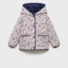 Anorak matelassé à imprimé floral