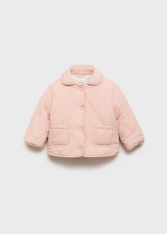 Anorak rembourré avec doublure en peau lainée