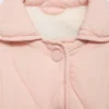 Anorak rembourré avec doublure en peau lainée