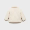 Anorak rembourré avec doublure en peau lainée