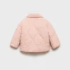 Anorak rembourré avec doublure en peau lainée