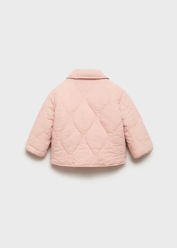 Anorak rembourré avec doublure en peau lainée