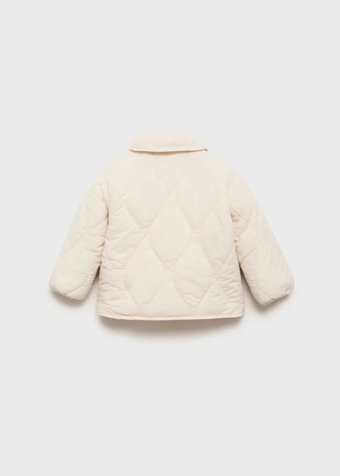 Anorak rembourré avec doublure en peau lainée