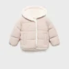 Anorak rembourré avec intérieur effet fourrure