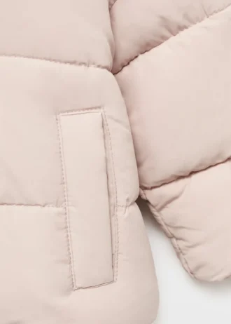 Anorak rembourré avec intérieur effet fourrure