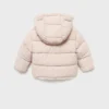 Anorak rembourré avec intérieur effet fourrure