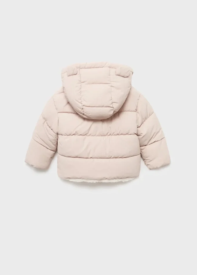 Anorak rembourré avec intérieur effet fourrure