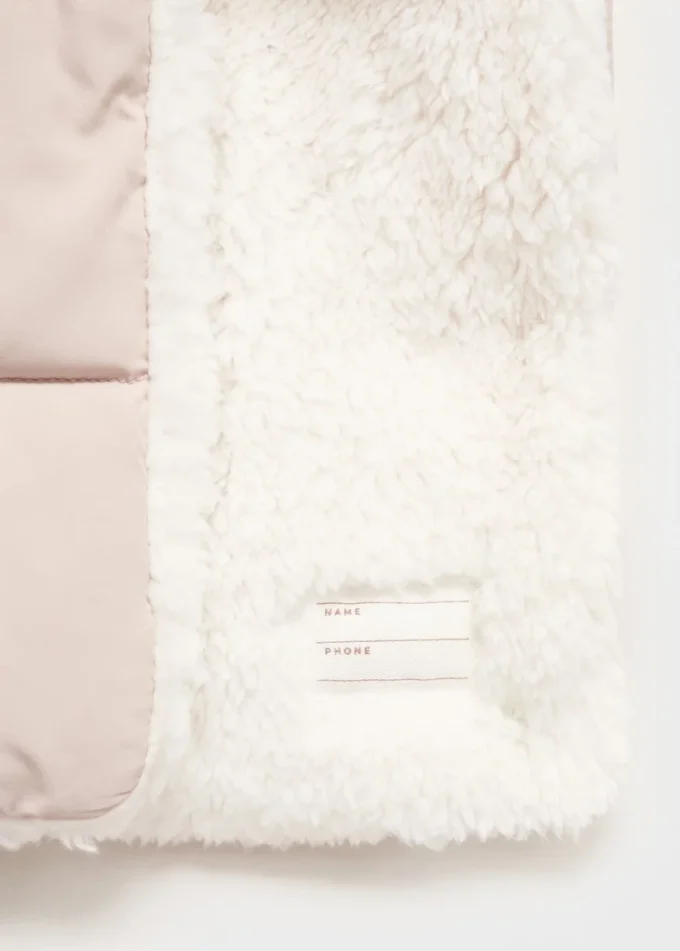Anorak rembourré avec intérieur effet fourrure