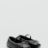 Ballerines bicolores avec nœud