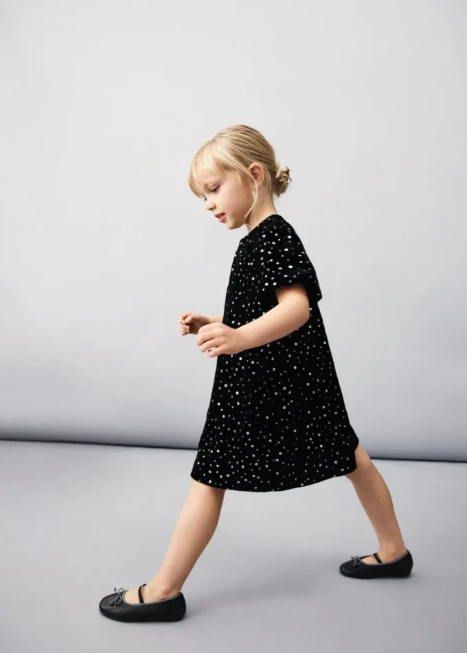 Ballerines bicolores avec nœud