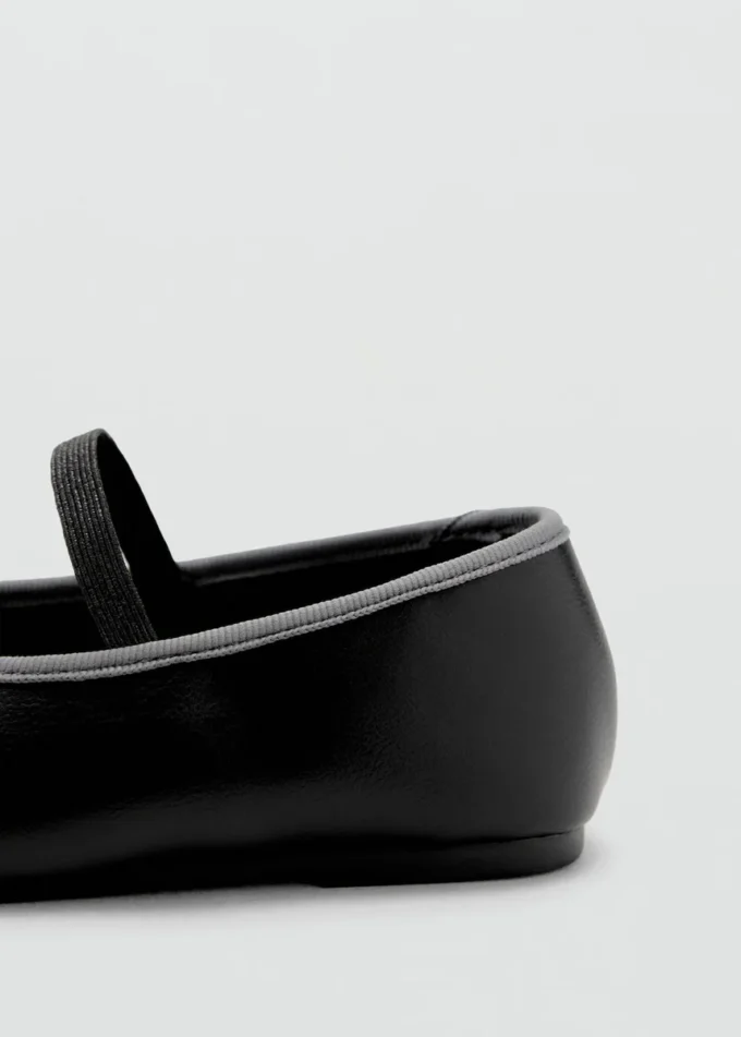 Ballerines bicolores avec nœud
