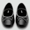 Ballerines bicolores avec nœud