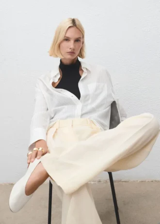 Ballerines en cuir