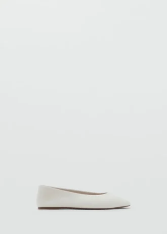 Ballerines en cuir