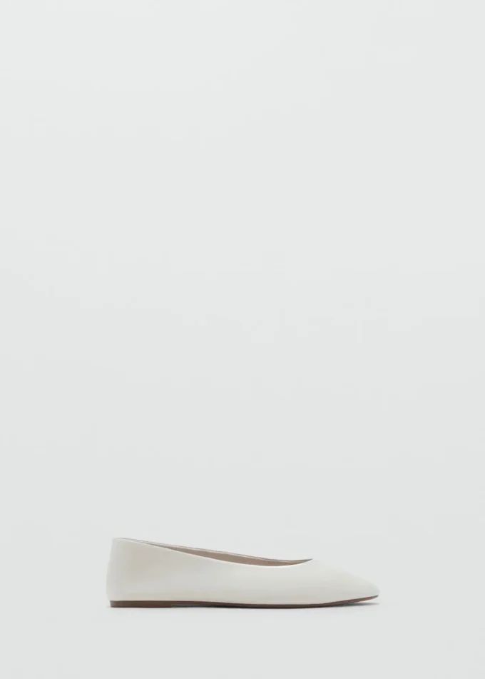 Ballerines en cuir