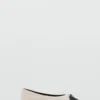 Ballerines en cuir avec nœud
