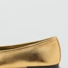 Ballerines en cuir avec nœud