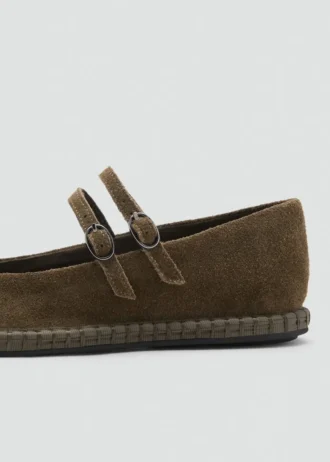 Ballerines en daim