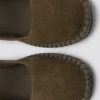 Ballerines en daim